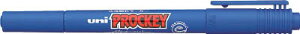 uni 水性顔料マーカープロッキーツイン細字 青 PM120T.33