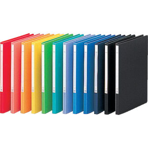 リヒト A4パンチレスファイル 黒 F34711