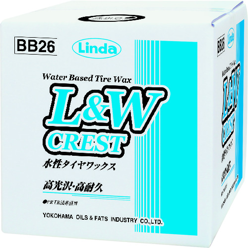 Linda LW クレスト 水性タイヤワックス 9k BB26 Linda LW クレスト 水性タイヤワックス 9k BB26