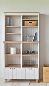 日本製 オープンシェルフ カリーナ シェルフ オープンシェルフ ラック 大容量 リビング 引き出し ハイチェスト 棚 本棚 木製 家具 ラック ハイタイプ 高め ナチュラル アンティーク フレンチ