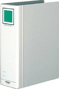 コクヨ 大量・長期保管用 パイプ式ファイル エコツインR(両開き) A4縦 約800枚用(80mm) シルバー フ-RT680C