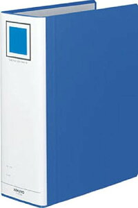 コクヨ 大量・長期保管用 パイプ式ファイル エコツインR(両開き) A4縦 約900枚用(90mm) 青 フ-RT690B