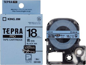 KING JIM �e�v��PRO�e�[�v�J�[�g���b�W �}�b�g���x��(18mm��) SB18B