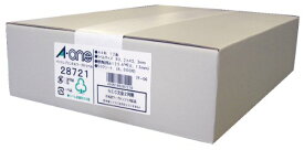 エーワン パソコンプリンタ&ワープロ ラベル シール マット紙 12面 500シート 28721 (1箱)【送料無料】