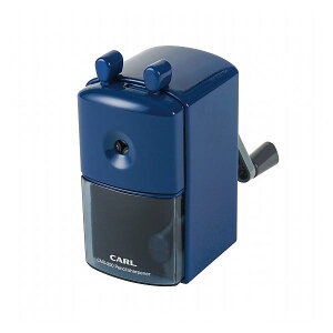 カール事務器 鉛筆削り ブルー CMS-300-B シャープナー えんぴつ 手動 シンプル 削りやすい ムダ削り防止機能付き