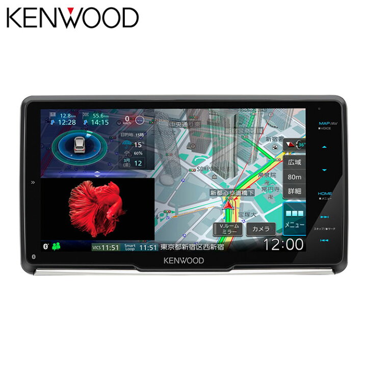 楽天市場】KENWOOD ケンウッド カーナビ MDV-M908HDF 9型 9V型 ラージ 