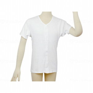 幸和製作所 テイコブ ワンタッチ肌着 半袖 紳士用 ホワイト M 307005_710_M(代引不可)