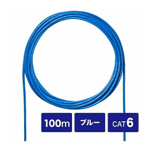 CAT6UTP�P���P�[�u���̂�100m KB-C6L-CB100BLN(����s��)�y���������z
