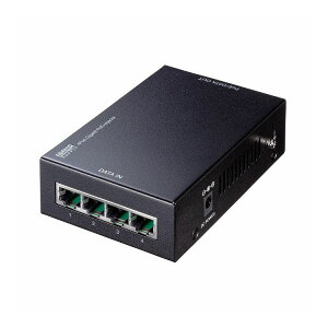 PoE�C���W�F�N�^�[ 4�|�[�g�Ή� LAN-GIHINJ3(����s��)�y���������z