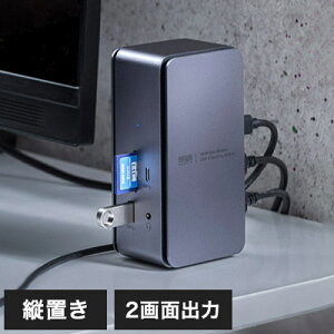 TTvC USB Type-ChbLOXe[V(HDMI×2ʏo͑Ή)  ItBX c LLAN I[fBI p\R PC m[gp\R fBXvC fXN USB-CVDK12 y[J[z(