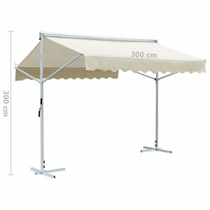 vidaXL �����^�I�[�j���O 3x3 m �N���[���z�[��&�K�[�f�� ��&�K�[�f�� �A�E�g�h�A���r���O ���O�p�P�E�T���V�F�[�h(����s��)