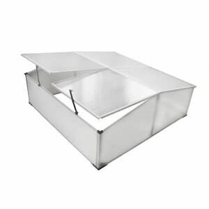 vidaXL �R�[���h�t���[�� �ӂ�4�_ 108x110x41 cm�z�[��&�K�[�f�� ��&�K�[�f�� �K�[�f�j���O �O���[���n�E�X�E����(����s��)