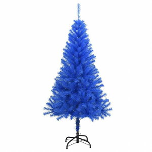 vidaXL �N���X�}�X�c���[ �X�^���h�t �u���[ 120cm PVC���z�[��&�K�[�f�� �f�R���[�V���� �V�[�Y��&�z���f�[�f�R���[�V���� �N���X�}�X�c���[(����s��)