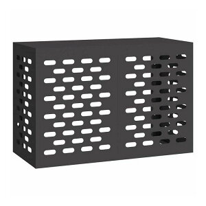 vidaXL �G�A�R���J�o�[ �u���b�N 90 x 40 x 60 cm �X�`�[�� �z�[��&�K�[�f�� �Ɠd�p�A�N�Z�T�� �G�A�R���p�i Air Conditioner Covers(����s��)