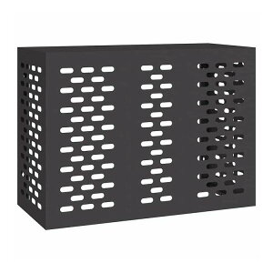 vidaXL �G�A�R���J�o�[ �u���b�N 110 x 50 x 80 cm �X�`�[�� �z�[��&�K�[�f�� �Ɠd�p�A�N�Z�T�� �G�A�R���p�i Air Conditioner Covers(����s��)
