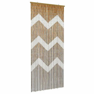 vidaXL ���p�h�A�J�[�e�� multicolor 200 x 90 cm �|�z�[��&�K�[�f�� �f�R���[�V���� ���p�i �E�B���h�E�X�N���[���}���`�J���[(����s��)�y���������z