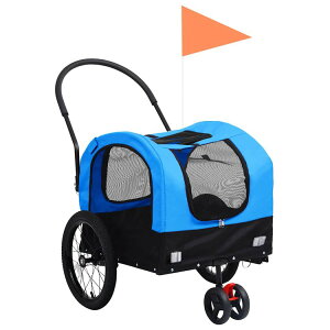 vidaXL 2-in-1 ybgp]ԃg[[&WMOxr[J[ u[&ubNAnimals & Pet SuppliesybgpiybgJ[g(s)