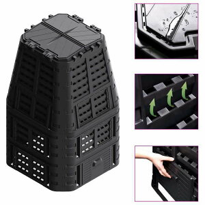 vidaXL K[f͔씠 ubN 93.3x93.3x146cm 1000L z[&K[f &K[f K[fjO R|Xg ͔씠yz