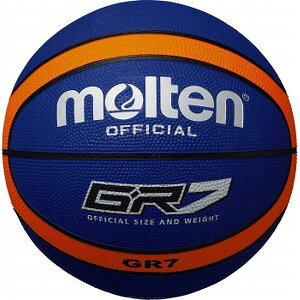 モルテン(Molten) ゴムバスケットボール7号球 GR7(ブルー×オレンジ) BGR7BO