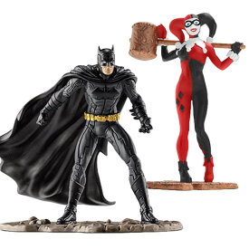 DCコミック シュライヒ バットマンvsハーレイ・クイン ミニフィギュアセット ジャスティス・リーグ DC COMICS アメコミ 【Schleich】