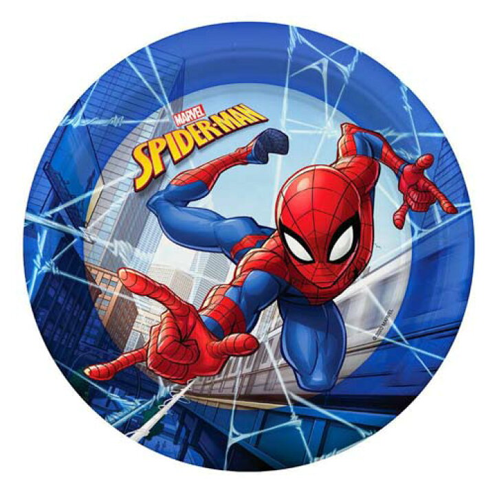 楽天市場 マーベル スパイダーマン 12pcペーパープレート Sサイズ 紙皿 Marvel アメコミ アベンジャーズ グッズ アールデリュージョン
