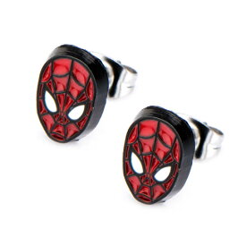 マーベル スパイダーマン フェイス スタッドピアス MARVEL アメコミ アクセサリー アベンジャーズ グッズ 【Salesone Studios】