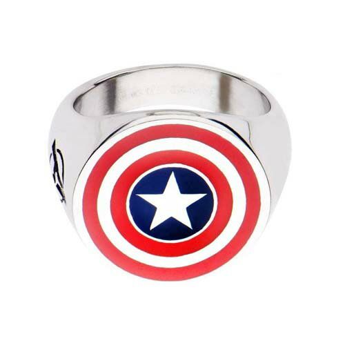 楽天市場 マーベル キャプテン アメリカ シールド ロゴリング 指輪 Marvel キャプテン アメリカ アメコミ アクセサリー グッズ Salesone Studios アールデリュージョン