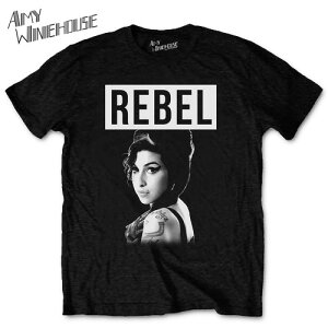 AMY WINEHOUSE Rebel T�V���c �u���b�N �G�C�~�[�E���C���n�E�X �W���Y R&B TEE �O�b�Y