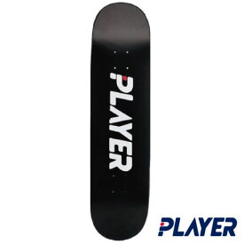 PLAYER COLOR Deck スケートボードデッキ ブラック P3 TEAM プレイヤー