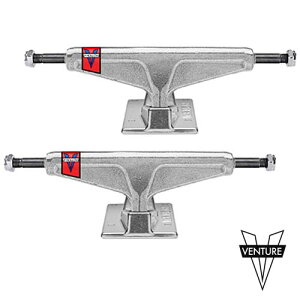 VENTURE TRUCKS V-HOLLOW LIGHT POLISHED �V���o�[ 5.2LOW �x���`���[ �g���b�N 2�Z�b�g �X�P�[�g�{�[�h�p�p�[�c