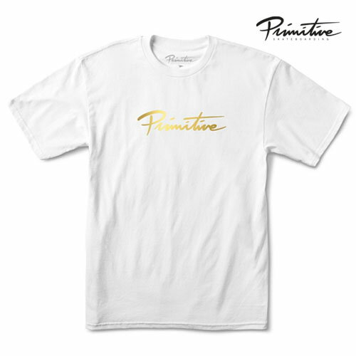 楽天市場 Primitive Nuevo Gold Foil Tee ゴールド 箔文字プリント Tシャツ ホワイト ファッション プリミティブ アールデリュージョン