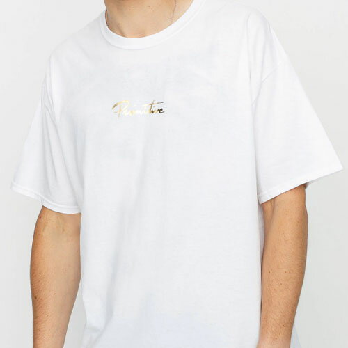 楽天市場 Primitive Nuevo Gold Foil Tee ゴールド 箔文字プリント Tシャツ ホワイト ファッション プリミティブ アールデリュージョン