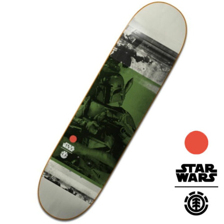 楽天市場】ELEMENT × STAR WARS BOBA FETT SKATEBOARD DECK ボバ 