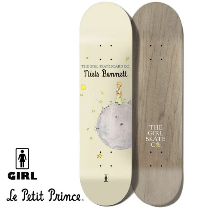楽天市場】GIRL × Le Petit Prince Bennett Moon Planet Deck スケート 