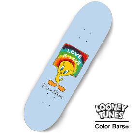 Color Bars × Looney Tunes Pride Deck Love is Love ルーニー・テューンズ トゥイーティー スケートボードデッキ カラーバー Skateboard