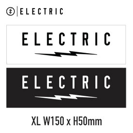 ELECTRIC ステッカー UNDERVOLT LOGO XLサイズ エレクトリック アイウェア SNOW SURF GOLF FISHING グッズ パーツ