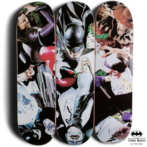 Color Bars × DC Comics Tough Crowd Skateboard Set DC�R�~�b�N�X �苭���A�� �X�P�[�g�{�[�h�f�b�L �J���[�o�[