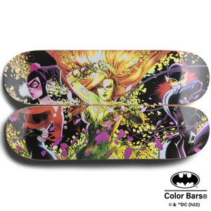 Color Bars × DC Comics Here Comes Trouble Skateboard Set DC�R�~�b�N�X �X�[�p�[���B���� �X�P�[�g�{�[�h�f�b�L �J���[�o�[