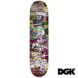 DGK STIX BLACK Deck デッキ TEAM スケートボード