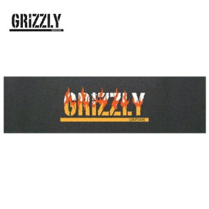 GRIZZLY �X�P�[�g�{�[�h �O���b�v�e�[�v FIRE STARTER GRIPTAPE ORANGE �f�b�L�e�[�v �O���Y���[ �G��