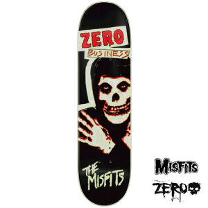 ZERO × MISFITS ZERO BUSINESS GITD �~�� �f�b�L GLOW IN THE DARK �X�P�[�g�{�[�h Skateboards �[��