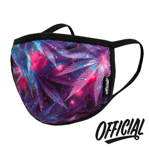OFFICIAL Crown of Laurel Face Mask Space Weed Purple �t�@�b�V���� �z�}�X�N �X�y�[�X�E�B�[�h�p�[�v�� �I�t�B�V���� �u�����h