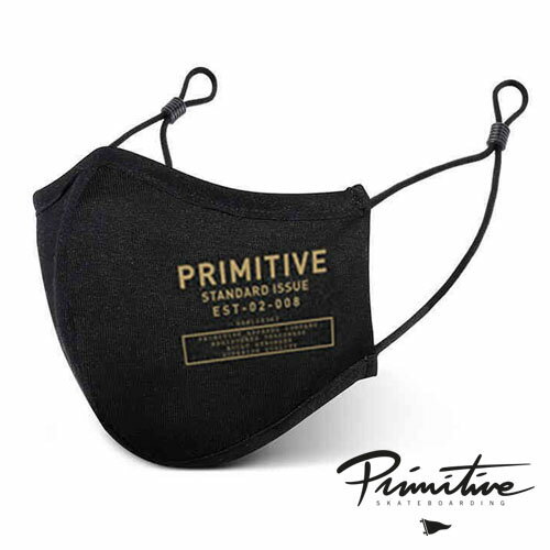 楽天市場 Primitive Standard Issue Mask Black 抗菌フェイスマスク スタンダード ブラック ファッション プリミティブ アルミ製ノーズブリッジ ブランド アールデリュージョン