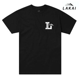 LAKAI LETTERMAN S/S TEE ブラック Tシャツ ラカイ