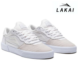 LAKAI CAMBRIDGE ホワイト/リフレクティブ スエード ラカイ スニーカー スケートシューズ