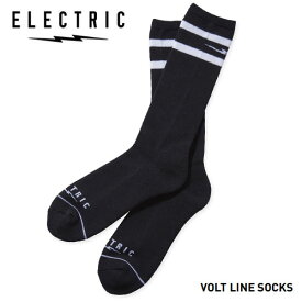 ELECTRIC VOLT LINE SOCKS ソックス ブラック ファッション 靴下 エレクトリック グッズ