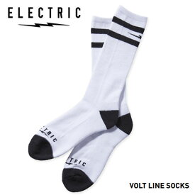 ELECTRIC VOLT LINE SOCKS ソックス ホワイト ファッション 靴下 エレクトリック グッズ
