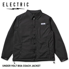 ELECTRIC UNDER VOLT BOA COACH JACKET ボアコーチジャケット ブラック ファッション エレクトリック グッズ