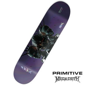 PRIMITIVE × MEGADETH NEAL THREAT Deck スケートボードデッキ メガデス プリミティブ