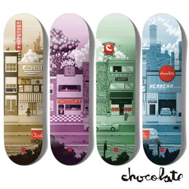 CHOCOLATE PIXEL CITY Deck スケートボードデッキ チョコレート